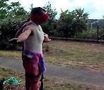 vidéo saut élastique matelas enterrement vie de garçon