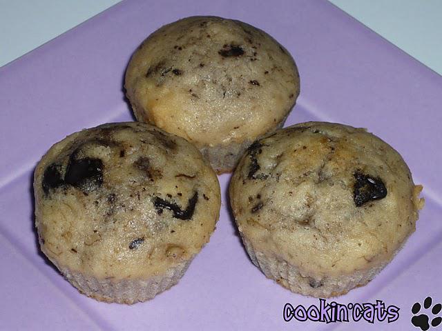 MUFFINS BANANE - CHOCOLAT
