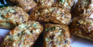 Cakes jambon tomates séchées – de Louloupi