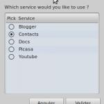 GoogleCL Gui – première interface graphique pour les outils google en ligne de commande
