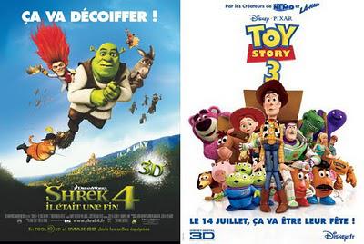 Shrek 4 vs. Toy Story 3 : le match !