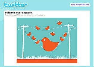 Twitter - écran - screen - Twitter is over capacity