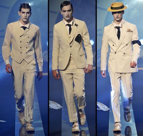 ♫ Fashion Week Hommes à Paris : le cinéma muet de JOHN GALLIANO (MEN SPRING/SUMMER 2011) ♫