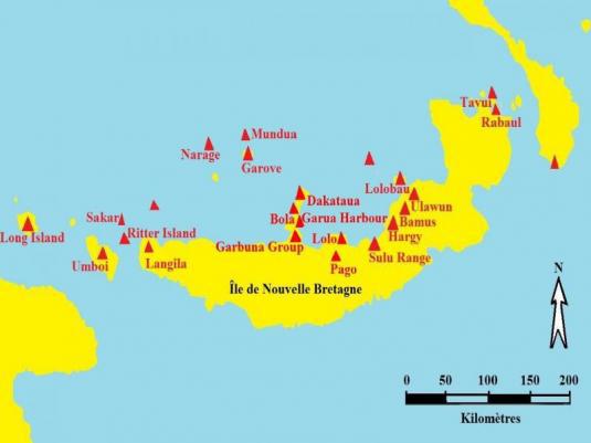 Le Sulu Range, sur l'Île de Nouvelle Bretagne, vers une nouvelle éruption comme en 2006 ?