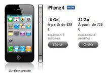 Vers une rupture de stock de l'iPhone 4 en France pour quelques semaines???