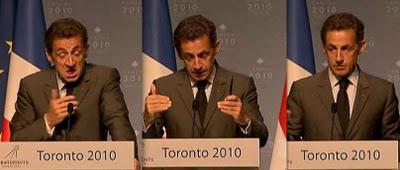 G20 et rigueur: Sarkozy fait semblant d'y croire.