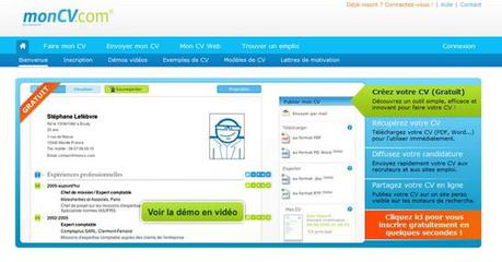 cv moncv 7 sites pour créer mon CV en ligne