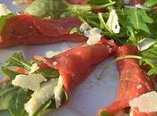Roulade Carpaccio Boeuf, Roquette Pecorino