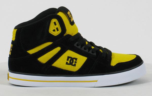 dc spartan blk yellow Soldes Skate Shoes Ete 2010: DC Shoes a  30%