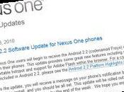 Nexus One, point mises jour vers Froyo