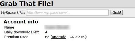Comment télécharger les musiques de Myspace en MP3 ? grabthatfile Comment télécharger les musiques de Myspace en MP3 ?