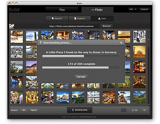 Bulkr sauvegarde votre flickr sur votre disque dur.