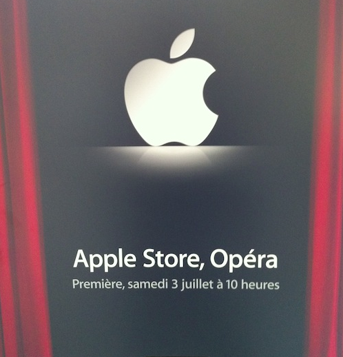 Ouverture de l’Apple Store Opéra à la presse