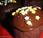Cupcakes chocolat-cerise coeur nutella