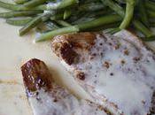 Tranches gigot crème d'ail