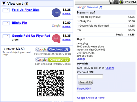 Accepter un paiement en carte bleue de n’importe où via QR Code et Google Checkout