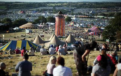 Le festival de Glastonbury en image
