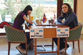 Echecs en Arménie : Lilit Mkrtchian face à Nana Dzagnidze © site officiel