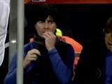 coach allemand, Joachim Loew mange pendant match