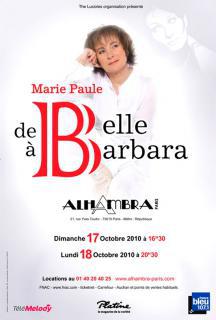 Marie-Paule Belle rend hommage à Barbara