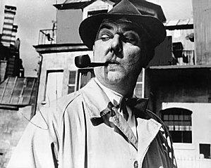 Jacques Tati avec pipe