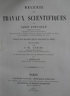 Bibliophilie et Sciences: Foucault, son pendule, son gyroscope et ses miroirs