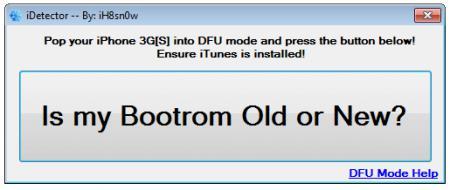 iDetector : OLD ou NEW Bootrom ?