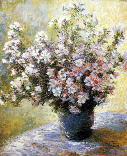 Claude (Oscar) Monet  - Vase à fleurs