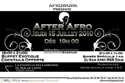 After afro. 15 juill.