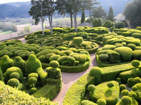 Le jardin du château de marqueyssac -  Perigord noir