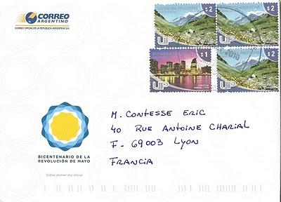 Lettre et Entier Postal d'Argentine