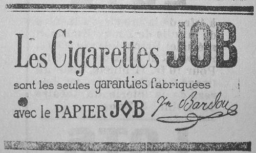 Cigarettes Job