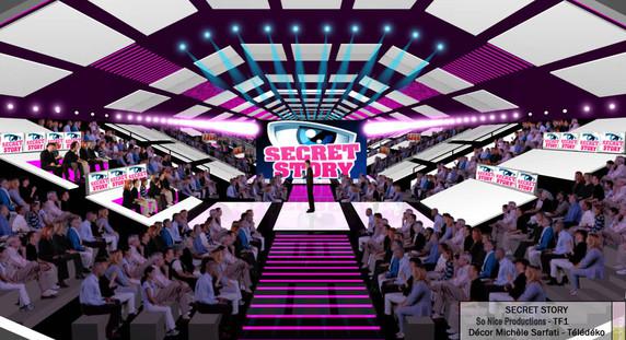 Secret Story 4 ... les plans 3D du plateau de la quotidienne, prime et confessionnal