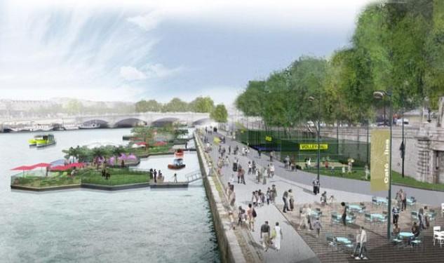 Les Voies sur Berges Crédit : APUR / J. C. CHOBLET 