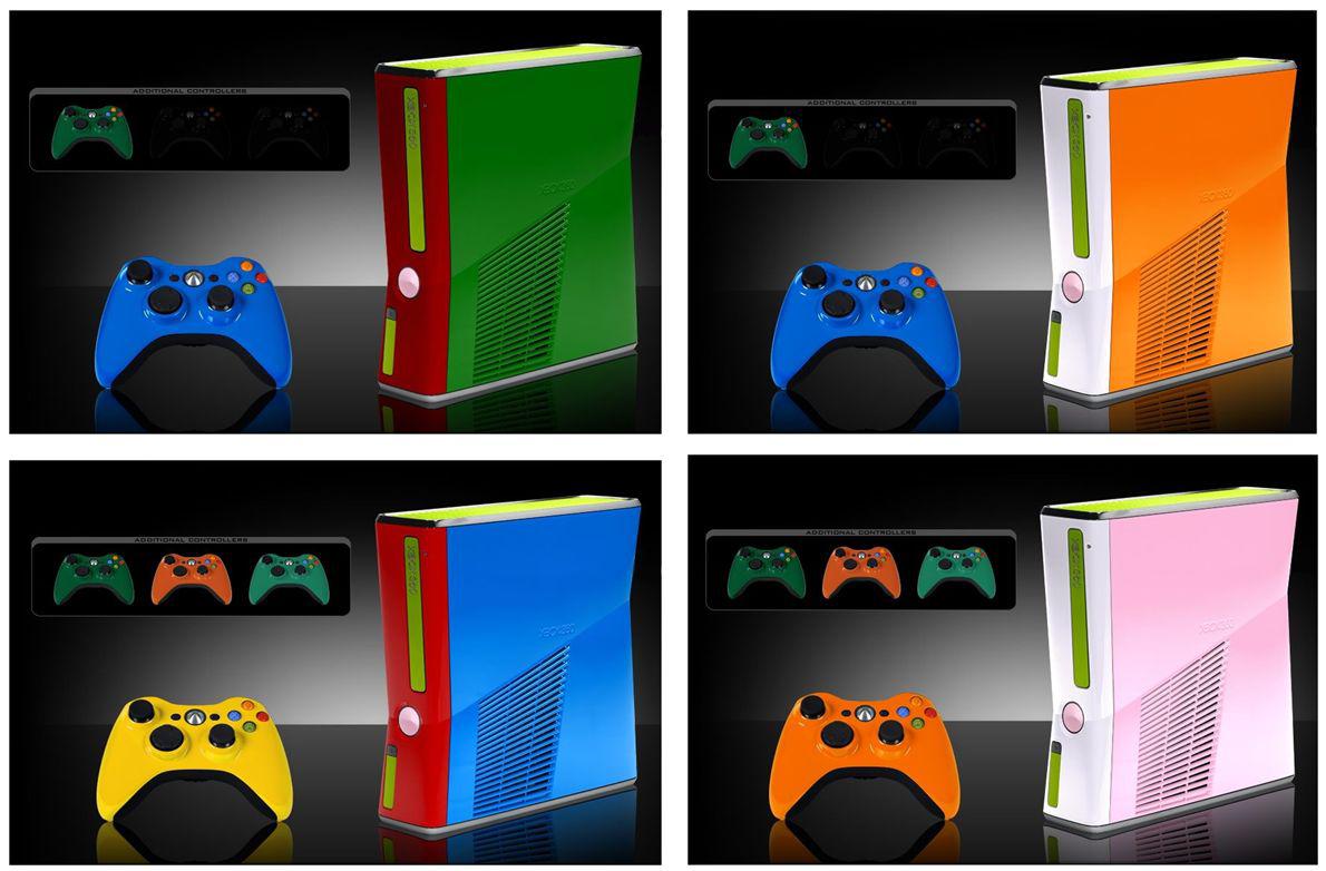 xbox360 colorware oosgame webeetroc [vu sur le net] Maintenant vous pouvez colorer laspect de vos consoles !