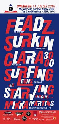 THE STARVING BURGERS SHOW invite THE CAMEROSCOPE !