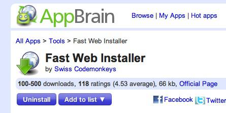 appbrain AppBrain: installez vos applications Android depuis le Web [Android]