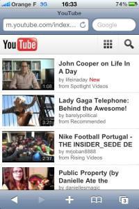 youtubemobile-iphone-1 YouTube Mobile meilleur que son application ?