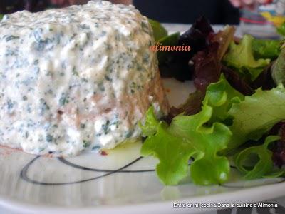 Terrina de atun y queso blanco / Terrine de thon et fromage blanc