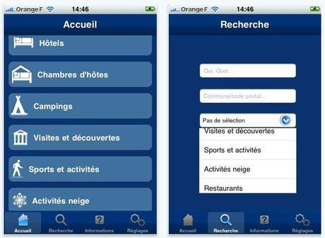 La région Rhône Alpes dans votre iPhone...