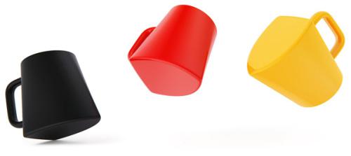 Ne plus être en retard, tasse fer à repasser par Art Lebedev Studio