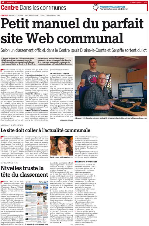 Le site de Braine-le-Comte sort du lot en Hainaut