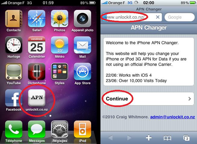 TUTO: Résoudre les problèmes de connexion 3G avec iOS 4