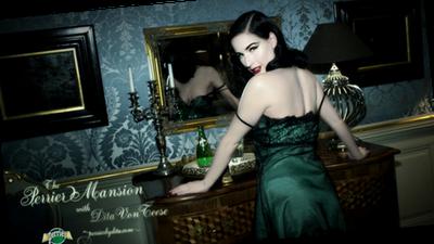 Perrier Mansion avec Dita Von Teese, c'est aujourd'hui...