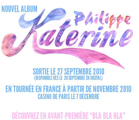Mon chanteur préféré Philippe Katerine va sortir un nouvel album!