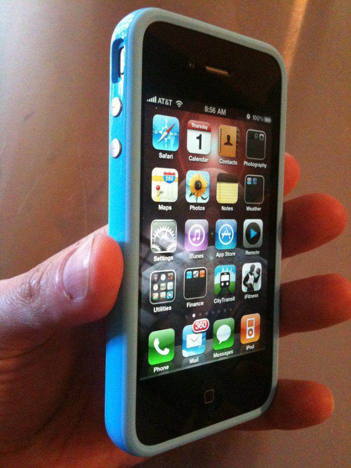 Test Bumpers pour iPhone 4...