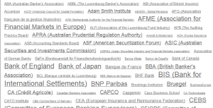 FinWatcher 4 La liste des émetteurs d'information