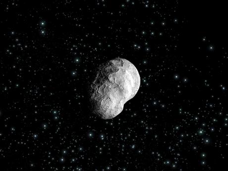 Illustration de l'astéroïde 21 Lutetia