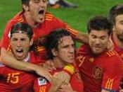 Demi-finales victoire l’Espagne contre l’Allemagne, champions d’Europe 2008 qualifiés pour finale Mondial 2010