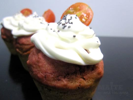 Cupcake salé « Chèvre / Betterave »